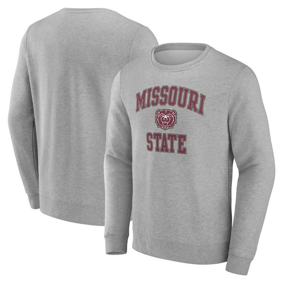 Men's Gray Missouri State University Bears Campus Sweatshirt