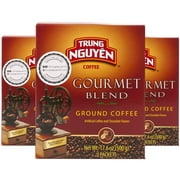 Trung Nguyen Premium House Blend Strong Bold Espresso blended coffee ground Vietnamese national coffee brand, 6 x 17.6 ounces