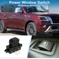 thumbnail image 2 of Unique Bargains Power Window Switch No.25411ZQ01A Rear Passenger Side Window Control Switch for Nissan Armada 2007-2015 Black, 2 of 7