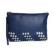thumbnail image 1 of Eastern Counties Leather - Cartera/Bolso de mano con detalle entrelazado modelo Carmen para mujer (Azul/Gris Piedra), 1 of 2