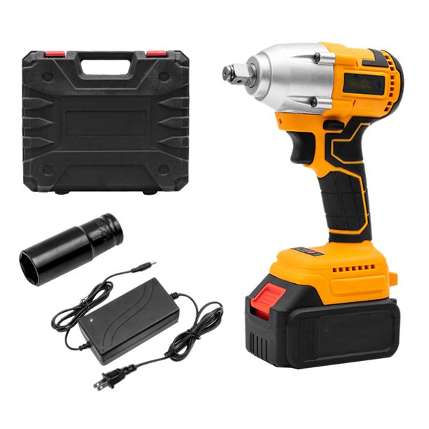 Brushless wireless impact wrench / charger / 21V lithium ion battery / tool set