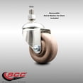 thumbnail image 2 of 3 Inch 316SS High Temp Glass Filled Nylon Swivel 12mm Threaded Stem Caster, 2 of 2