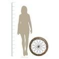 thumbnail image 5 of Stratton Home Decor S11570 Mur de Médaillon en Bois Rond et en Métal, 5 of 5