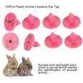 thumbnail image 1 of Etiqueta de oreja 100 piezas de plástico de  para ganado animal para conejo ANGGREK Otros, 1 of 8