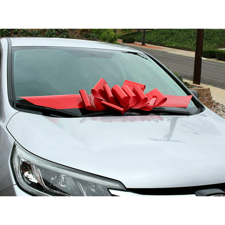 Big Car Bow Giant Extra Large Bow for Cars, Birthday Presents, Christmas Large