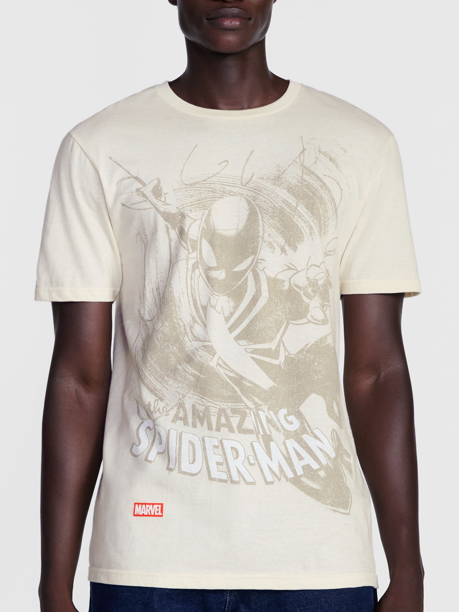Marvel Spider-Man Symbiote Men's and Big Men's Graphic Cotton Tee, Sizes S-3XL