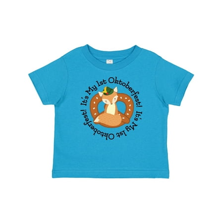 

Inktastic 1st Oktoberfest Woodland Fox Gift Baby Boy or Baby Girl T-Shirt