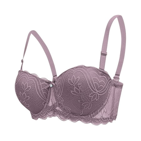 Wancir Women s Push Up Lace Bra Underwire Plunge Full Coverage Bras Sexy Plus Size Support