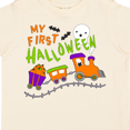 thumbnail image 4 of Inktastic My First Halloween- train with pumpkins, bats, cat,and ghost Boys or Girls Toddler T-Shirt, 4 of 5