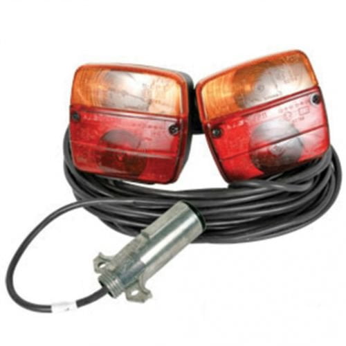 Amcar-Ambike 005417 Trailer Light Kit - 6 Function Wiring Harness With 7-Pin Connector, 3.25M Cable