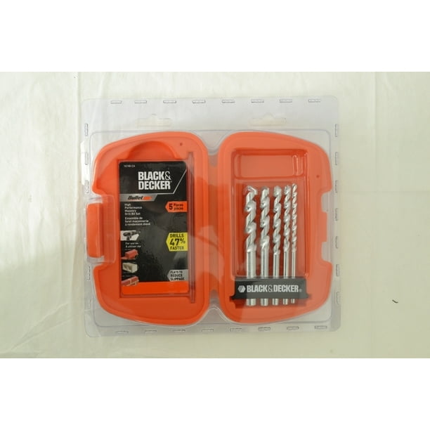 Black & Decker 16748 5 Piece Rotary Masonry Drill Bit Set