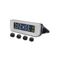 thumbnail image 1 of Tire Pressure Monitoring Alarm System TPMS Solar Device Solar Charge, Large Colorful Screen, Simple Installation and Setup with 4 External Sensors, 1 of 7