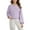 Purple, variant on CHEEREAM Girls Long Sleeve Tee Shirts Spring Summer Trendy Clothes Casual Loose Crewneck Ribbed Blouse Tunic Tops Size 5-13 Years