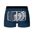 thumbnail image 4 of Calzoncillos tipo bóxer transpirables para hombre, diseño retro de Wings of Liberty Attack on Titan, regalo, 4 of 5