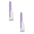 thumbnail image 1 of Oleegame 2 Pcs Éplucheur de Légumes en Acier Inoxydable Raboteuse de Melons et Fruits Type de Rangement Raboteuse de Melons Éplucheur de Cuisine pour Pommes de Terre Fruits et Melons Violet, 1 of 8