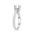 thumbnail image 4 of Bague de Fiançailles Cathedral Solitaire Montage Rond 14K Or Blanc, 4 of 4