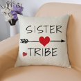 thumbnail image 4 of Mothers Day Sister Gift Best Friend Birthday Gift Throw Pillow Cover Sister Gift from Sister Friendship Gift Pillowcase Bonus Sister Wedding Gift for Bridesmaid Sister in Law Graduation Cushion Cover, 4 of 6