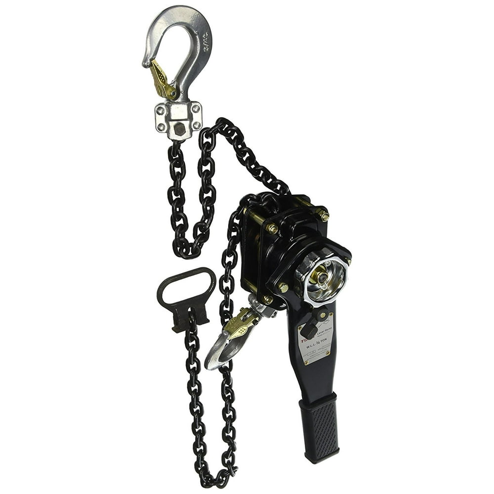 TOHO HSH616 Lever Block / Ratchet Puller Hoist (0.75 Ton, 5ft. Chain