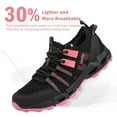 thumbnail image 5 of WOTTE Womens Quick Drying Water Hiking Shoes Barefoot Aqua Outdoor Sports Sneakers for Beach Swim Surf, Black Rose 7, 5 of 9