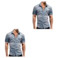 thumbnail image 1 of Camisa vaquera fina Sonducket para Hombre Pantalones Vaqueros Elásticos L Azul Claro 2Conjunto, 1 of 6