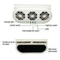 thumbnail image 2 of Solar Window Exhaust Fan, Car Solar Fan, Interior Air Circulation Cooling Fan, 2 of 10
