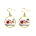 thumbnail image 1 of Bonnet de Lit pour Bébé Refusé art Déco Mode Boucles d'Oreilles Pendantes Bijoux Femme, 1 of 3