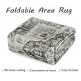 thumbnail image 5 of Garvee Washable Area Rug 5'x7' Persian Vintage Area Rug Indoor Boho Medallion Floor Cover Soft Foldable Rug for Playroom Apartment, Gray, 5 of 6
