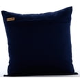 thumbnail image 3 of The HomeCentric Custom Pillow Case, Pack of 2, 12x12 Inches Square Decorative Throw Pillow Cover Navy Blue Linen Pillow Cover With Bead Embroidery Easter - Sea Weed At The Shore, 3 of 3