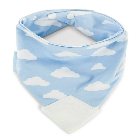 UPC: 0854034003977 | BooginHead Cotton Baby Bandana Teething Bib Infant Toddler Boys and Girls Clouds