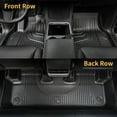 thumbnail image 5 of IKABEVEM Floor Mats & Cargo Liner Fit for Jeep Wrangler JL 2018-2024 4 Door Sahara Rubicon with Subwoofer (Non JK or 4XE)- All Weather Protection Car Floor Liners with Trunk Mat Car Mats, 5 of 9