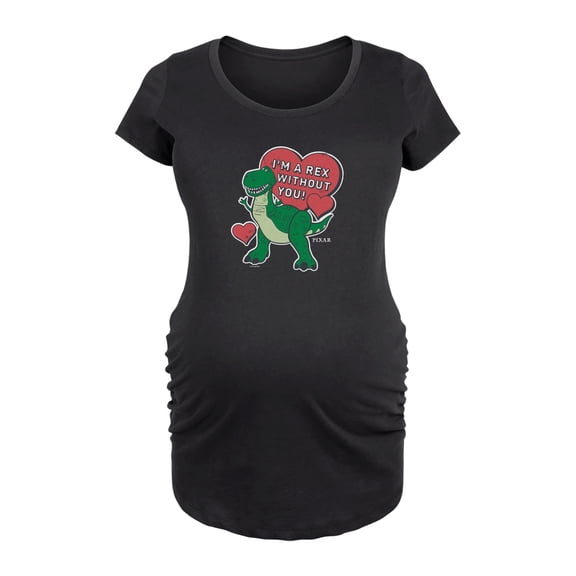 Toy Story - Rex Without You - Women's Maternity Scoop Neck Graphic T-Shirt