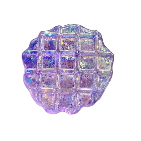 Uxgjfwu Pinch Syrup Ball Sensory Fidget Toy Crystal Sequin Slow Rising Squeeze Novelty with Shimmer Texture Portable Stress Relief Squishies Toy for Desk Home Relaxation Amusement