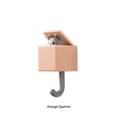 thumbnail image 4 of Inteprter Gancho de pared de animales adorables, colgador autoadhesivo para bolsos, sin pinchazos, sin clavos, ropa, camisas, pantalones, soporte Almacenamiento y organización del hogar tipo 3, 4 of 6