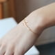 thumbnail image 5 of Pulsera exquisita de moda personalizada, pulsera de acero inoxidable con nombre personalizado, joyería sencilla, regalos para amigos, esposas, 5 of 5