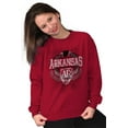 thumbnail image 3 of Arkansas Map Emblem State Pride Sweatshirt for Men or Women Brisco Brands S, 3 of 6