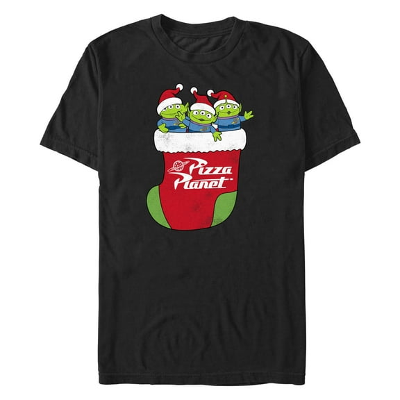 Men's Toy Story Christmas Alien Stocking Graphic T-Shirt