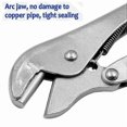 thumbnail image 4 of Copper Tube Clamping Tool Pinch Pliers Pipe Sealing Locking Tool 45 Inch Clamp Fitting, 4 of 4