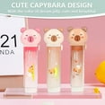 thumbnail image 5 of 4Pcs Cute Pink Capybara Retractable Eraser and Capybara Pencil Sharpener,Capybara Cute Birthday Christmas Gifts Set, 5 of 7