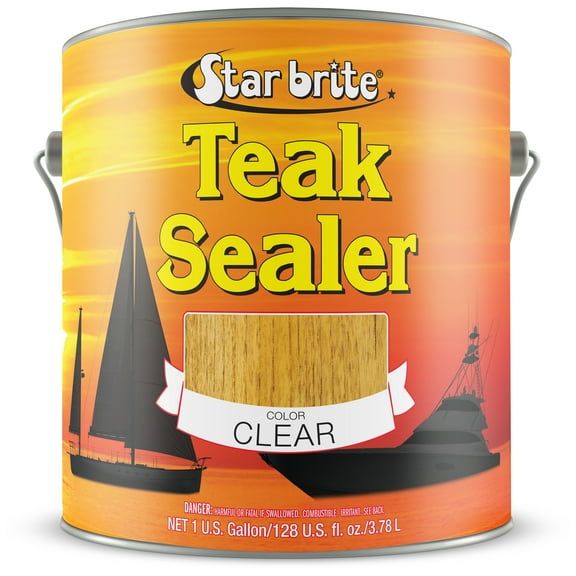 Star brite Durable Clear Teak Sealer - Clear Color