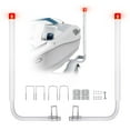thumbnail image 2 of 2024 Marine Trailer Guide Poles Set - 46' LED Illuminated, Steel with PVC Coating, Corrosion Resistant for Fishing & Ski Boat Trailers, 2 of 11