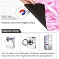 thumbnail image 4 of Pink Style Pattern Dishwasher Magnet Cover Reuseable Refrigerator Magnet Cover Decal Fridge Microwave Stickers Hoilday Party Decor 23 x 26 Inch, 4 of 5