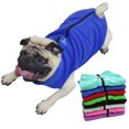 thumbnail image 2 of Ropa de invierno para perros, chaqueta de forro polar suave para chihuahua, abrigo para bulldog francés para perros pequeños, medianos y gatos, chaleco cálido para cachorros, ropa para mascotas, 2 of 5