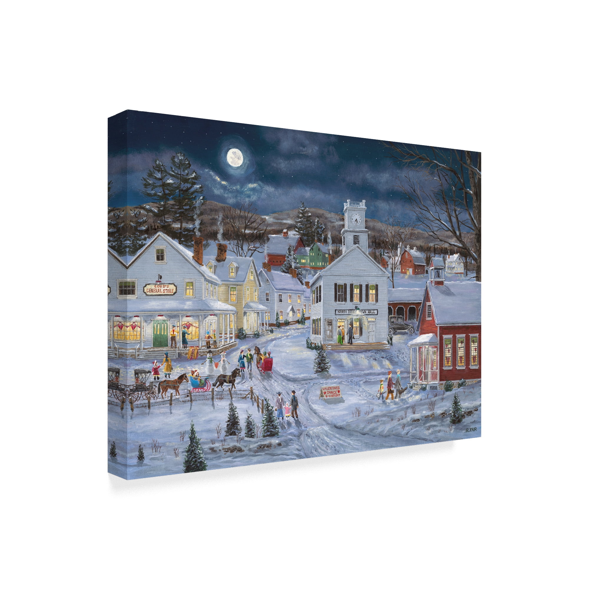 Trademark Fine Art 'Valentine Dance' Canvas Art by Bob Fair
