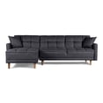 thumbnail image 2 of Sala Modular Reversible Makora Sunny Con Memory Foam Color Gris Oxford Lino Respaldo Reclinable De 3 Posiciones Makora Reversible, 2 of 9