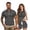 Black Polka Dot, variant on Patriotic Star Matching Couple Golf Outfits His and Hers Quarter Zip Moisture Wicking Quick Dry Summer Shirts & Dress Sets for Golf Tennis Casual Wear, Mr & Mrs Gifts