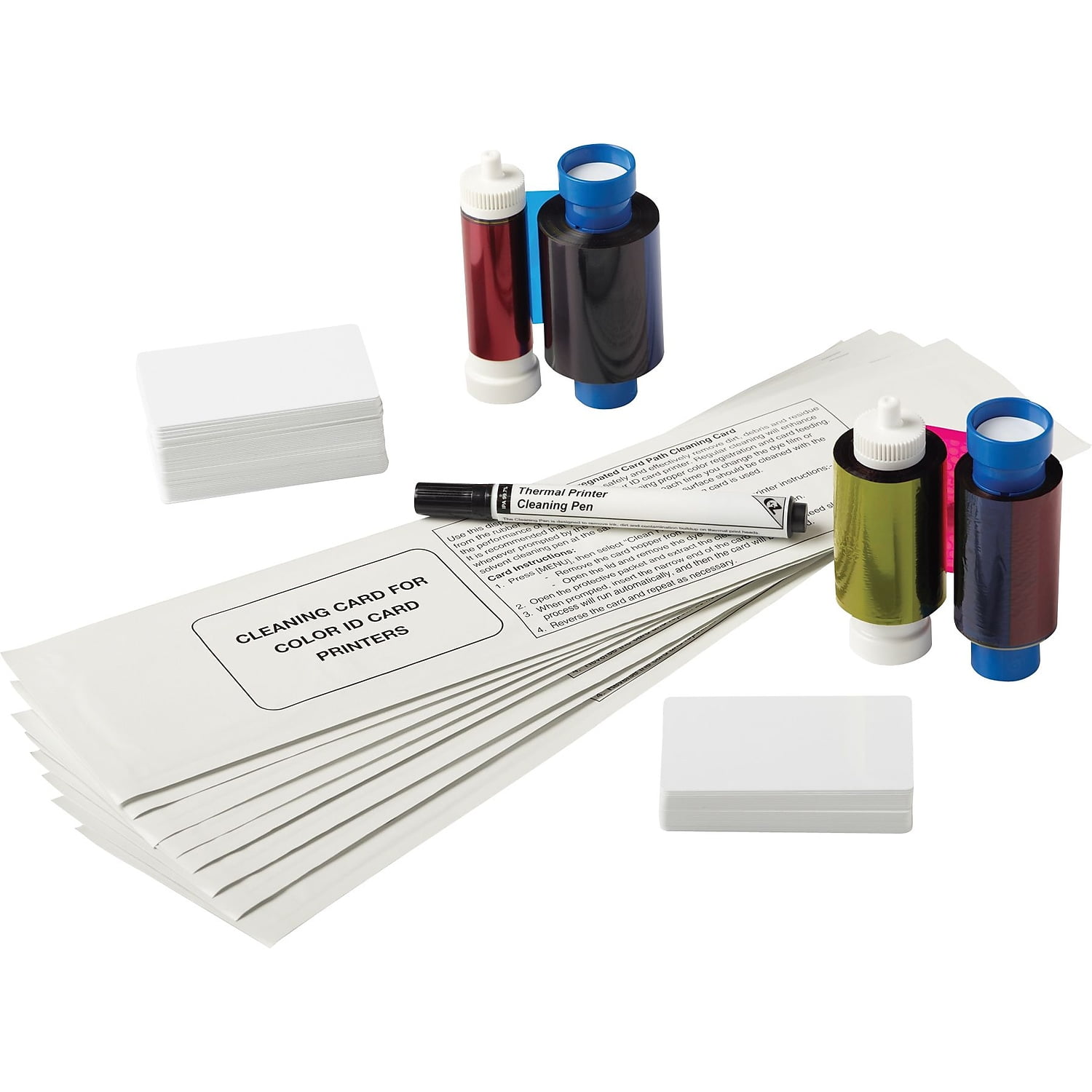IDville Small Business Edition ID Badge Printer Supply Bundle ...