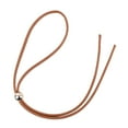 thumbnail image 1 of Yinanstore Drawstring Strap Drawstring String Strap Replacement DIY Purse Strap PU Leather for Women Bucket Bag Shoulder Bag Crochet Bag Bead Brown, 1 of 8