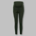 thumbnail image 2 of OSOLU Women Fashionable Solid Color Maternity Yoga Jumpsuit Dark Green XL, 2 of 8