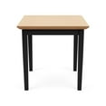 thumbnail image 4 of Lenox Steel Reception Waiting Room Healthcare End Table / Black Steel / Natural, 4 of 4