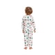 thumbnail image 3 of Conjunto de pijamas de Navidad para niños, ropa de dormir de Papá Noel, pingüino, árbol de Navidad, 2 piezas, Tops + Pantalones, ropa de bebé, 2022, 3 of 4